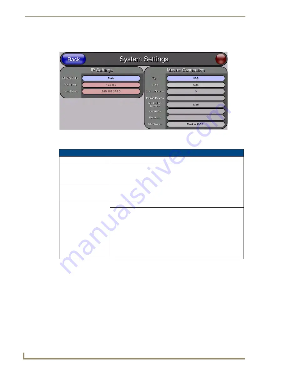 AMX Modero Viewpoint MVP-5200i Operation/Reference Manual Download Page 72