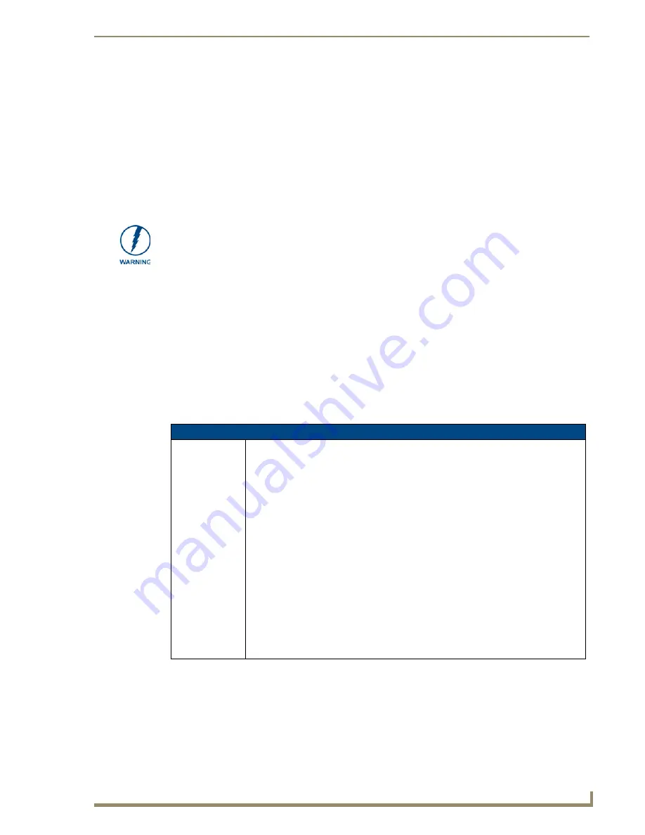 AMX Modero Viewpoint MVP-5200i Operation/Reference Manual Download Page 115