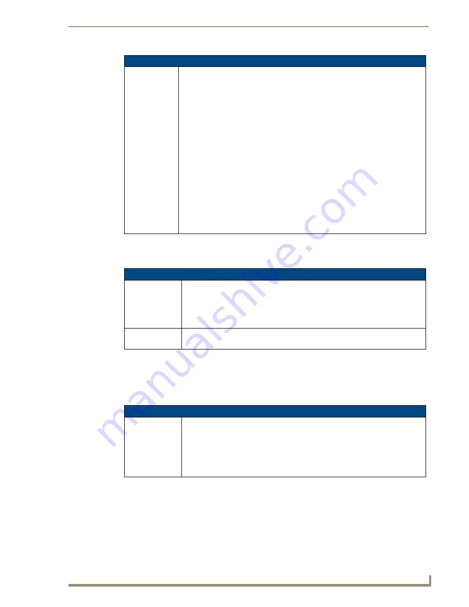 AMX Modero Viewpoint MVP-5200i Operation/Reference Manual Download Page 147