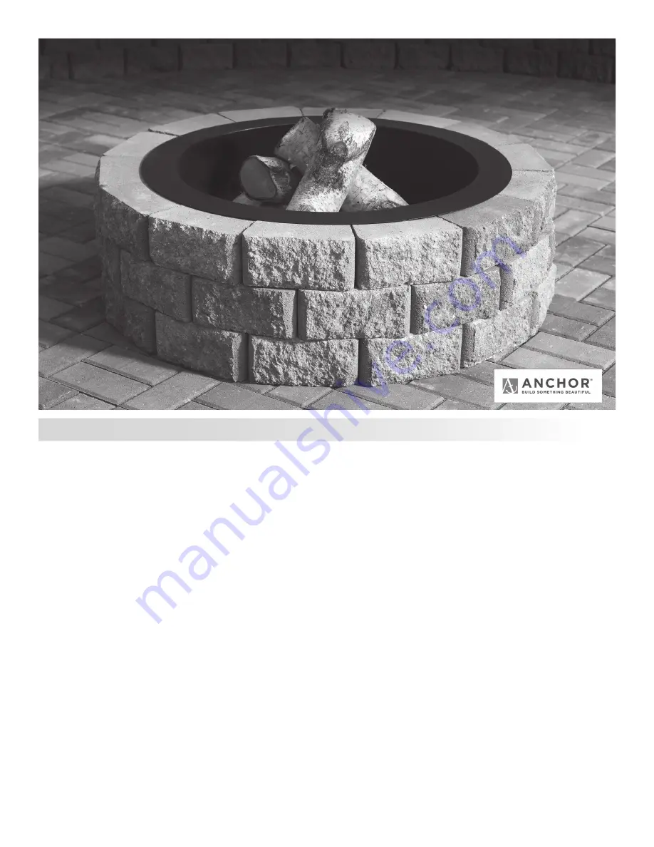 Anchor Fire Pit Kit Скачать руководство пользователя страница 1