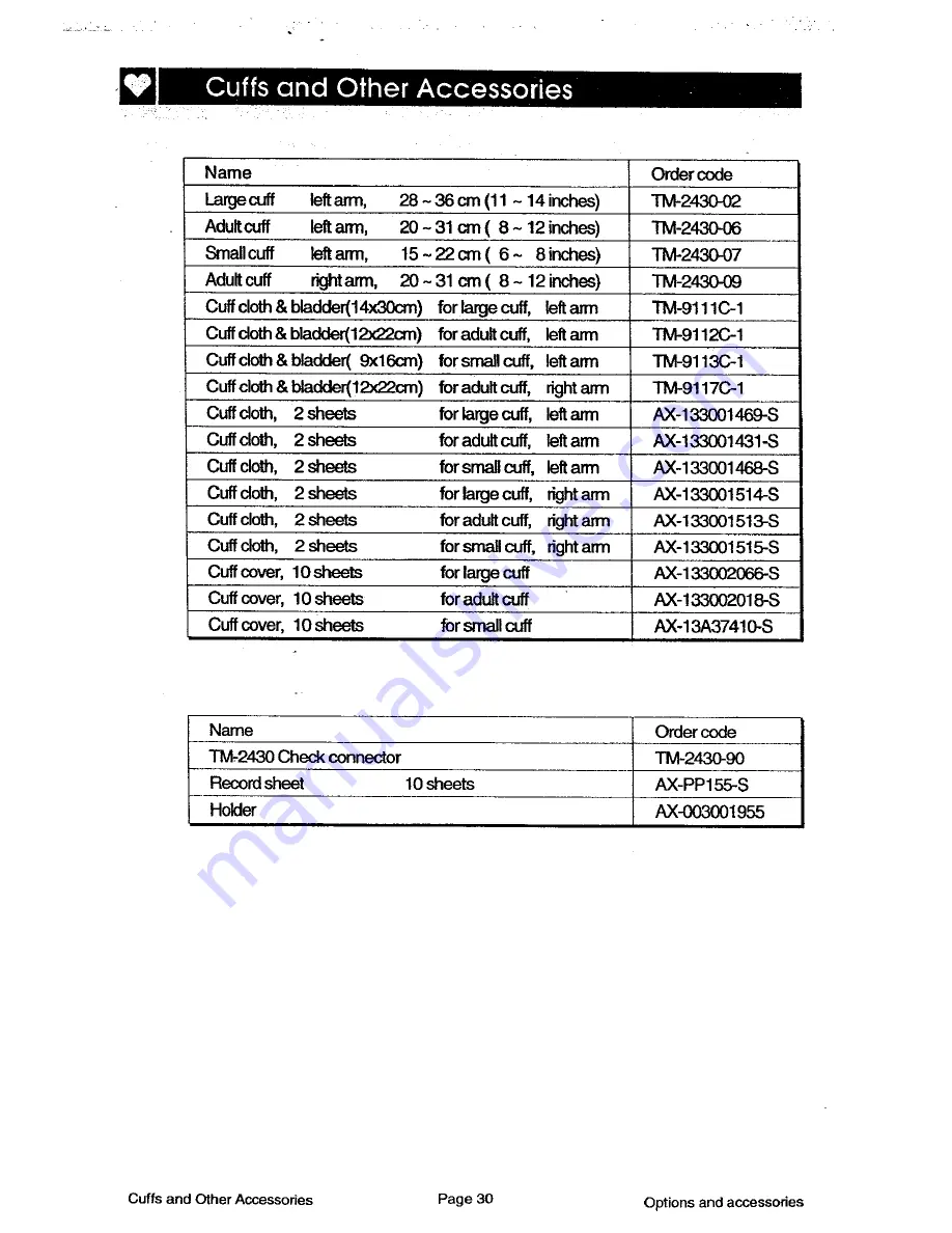 AND TM-2430 Instruction Manual Download Page 32