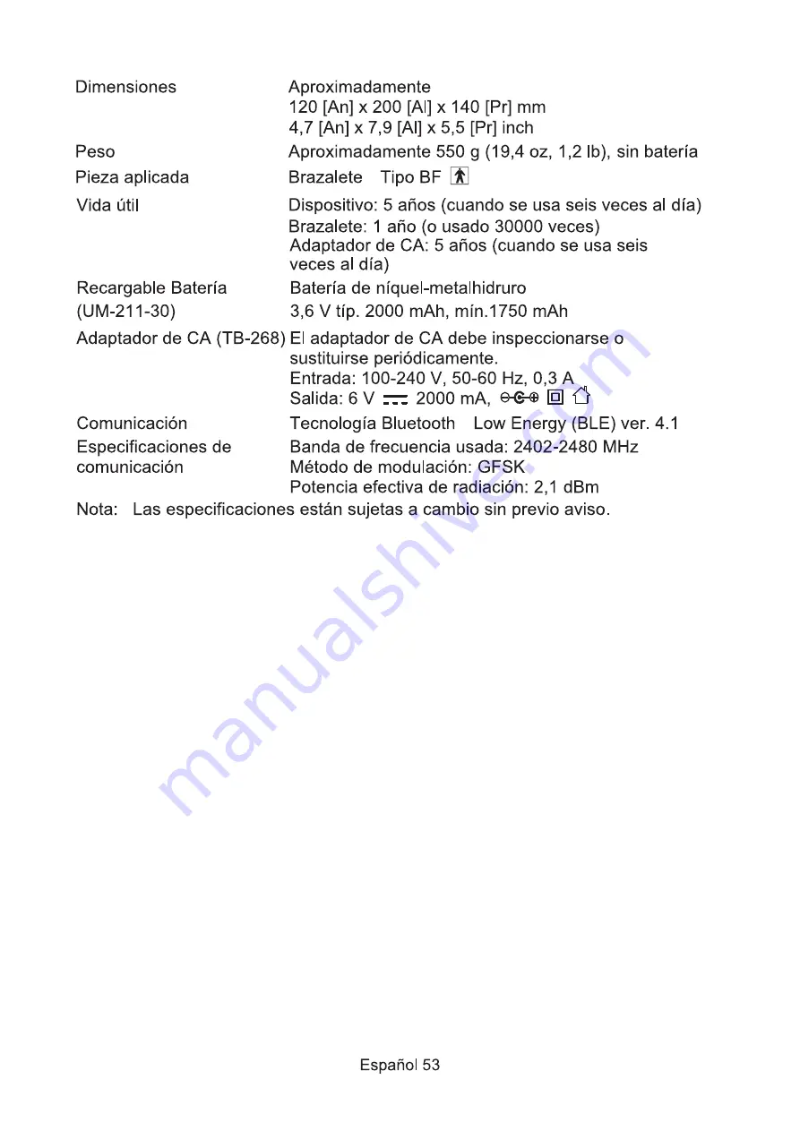 AND UM-212BLE Instruction Manual Download Page 169