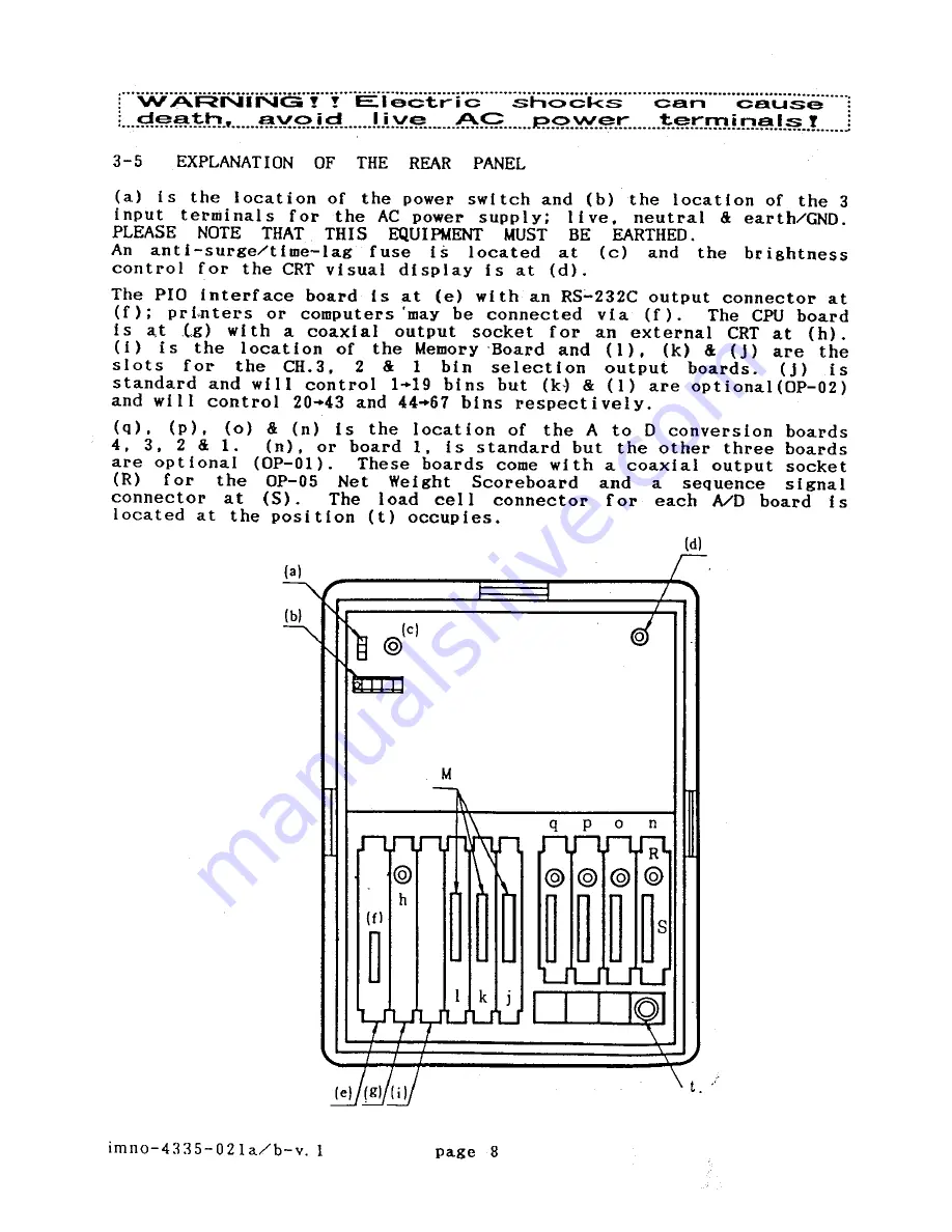 AND Weighing Indicator AD-4335 Instruction Manual Download Page 9