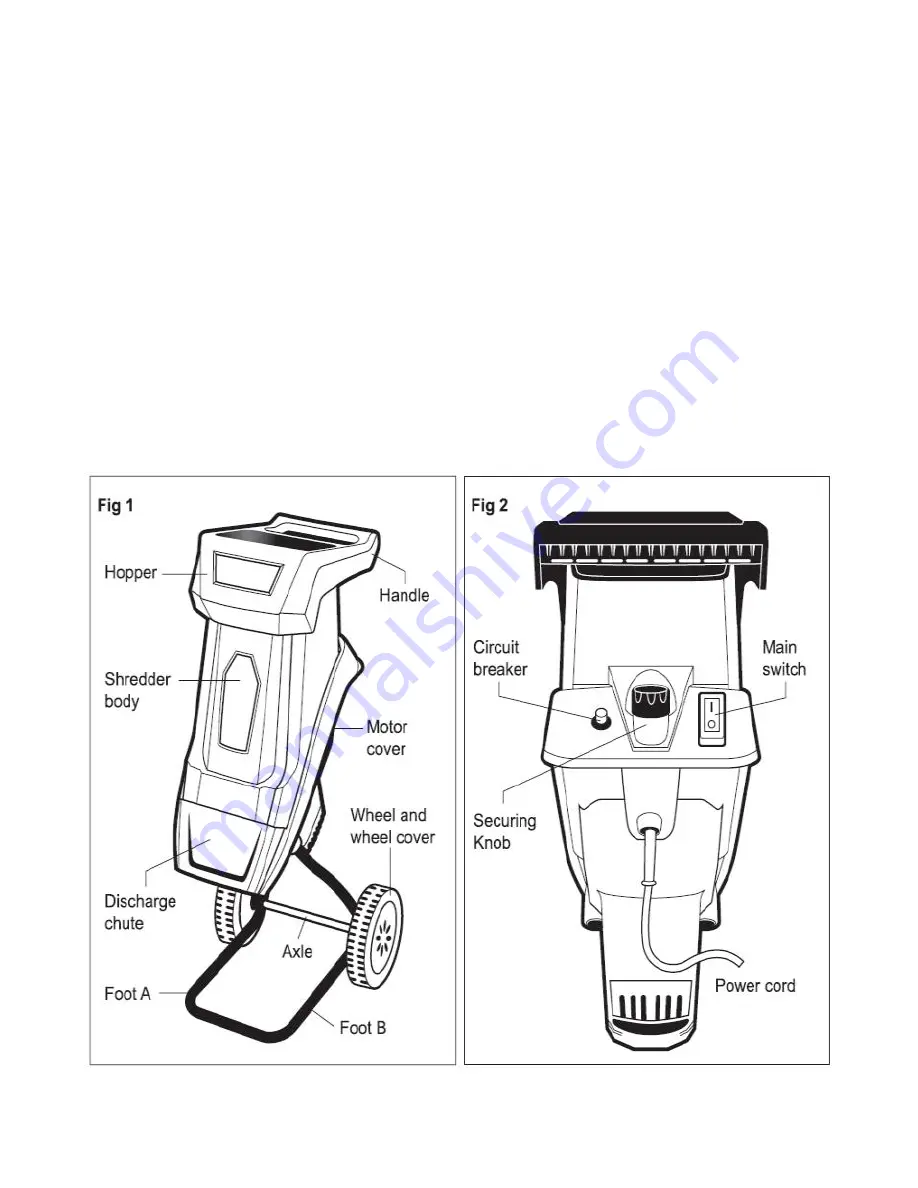 Andrew James Electric Garden Shredder & Ear Protectors Скачать руководство пользователя страница 4