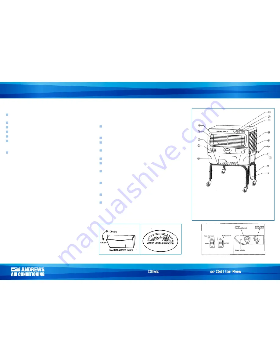 andrews Double Cool Operating Instructions  & Safety Manual Download Page 2