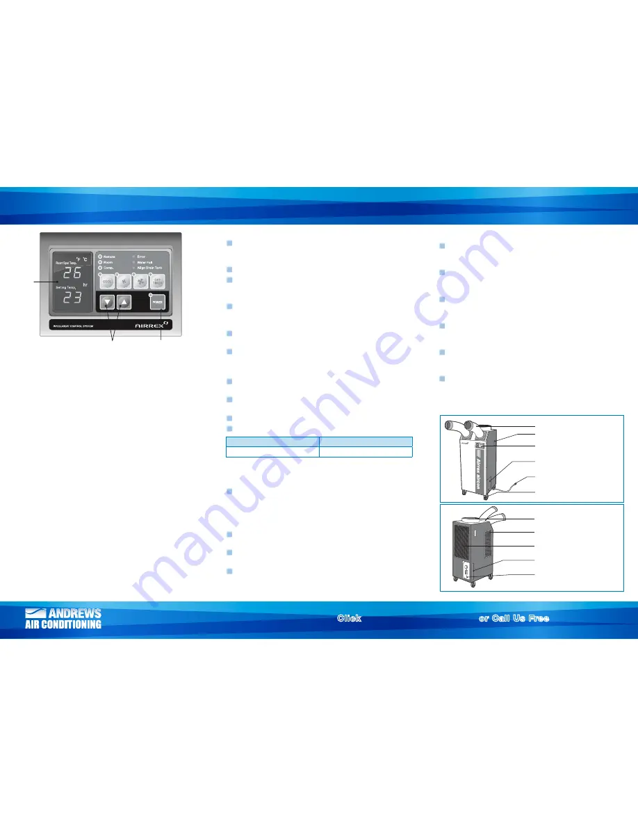 andrews ET 21 Operating Instructions  & Safety Manual Download Page 2