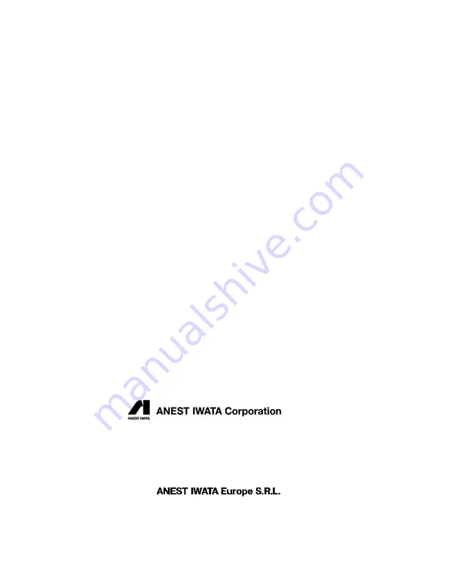 Anest Iwata DVSL-100C Instruction Manual Download Page 31