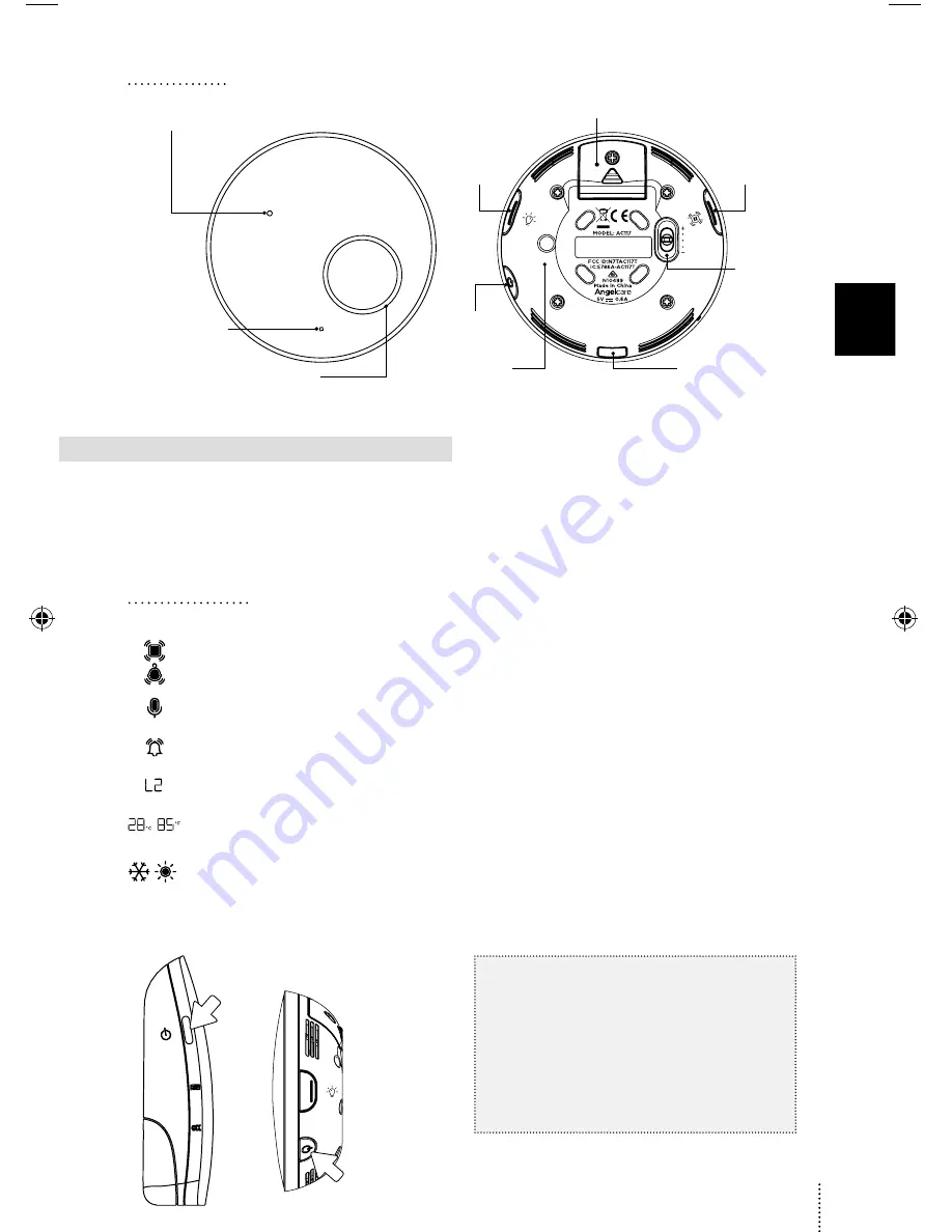 Angelcare AC117 Owner'S Manual Download Page 67