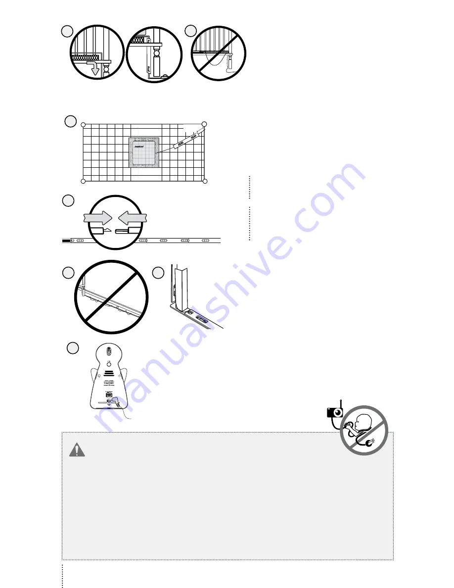 Angelcare ac1300 Owner'S Manual Download Page 8