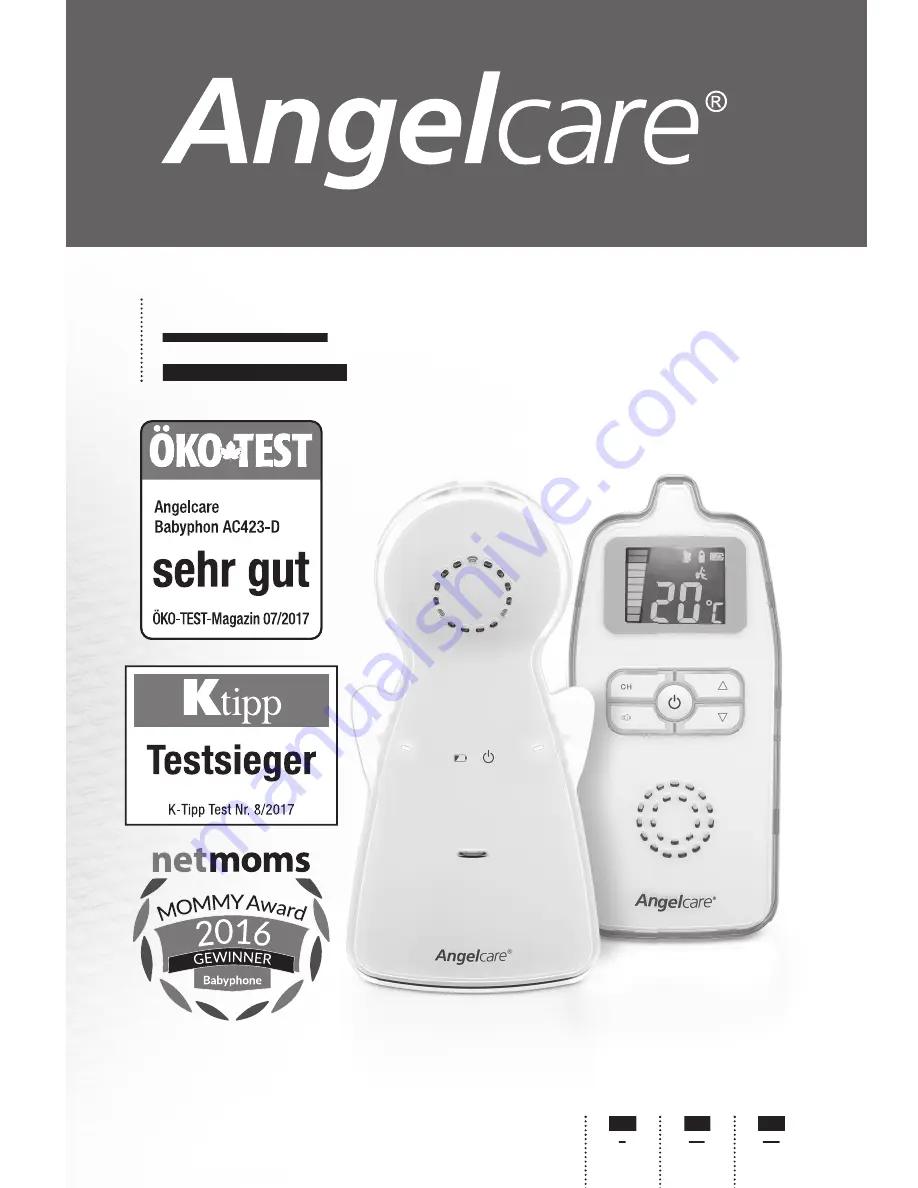 Angelcare AC423-D Instruction Manual Download Page 1