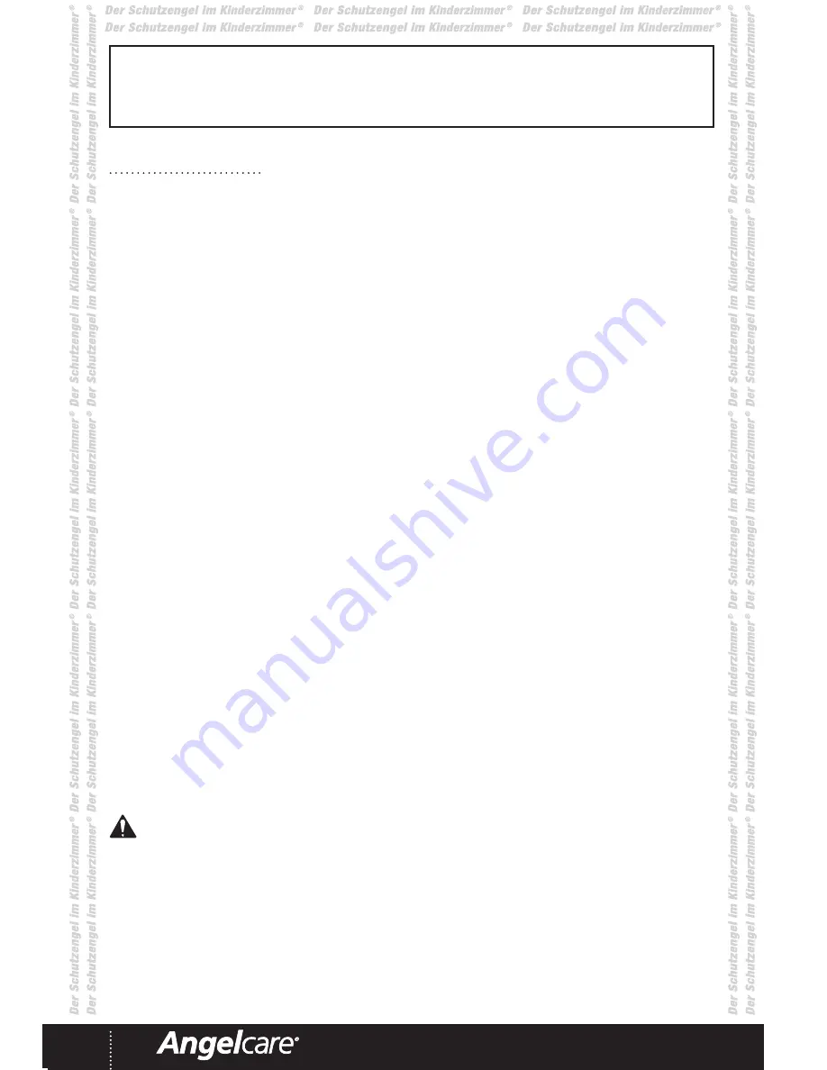 Angelcare AC423-D Instruction Manual Download Page 2