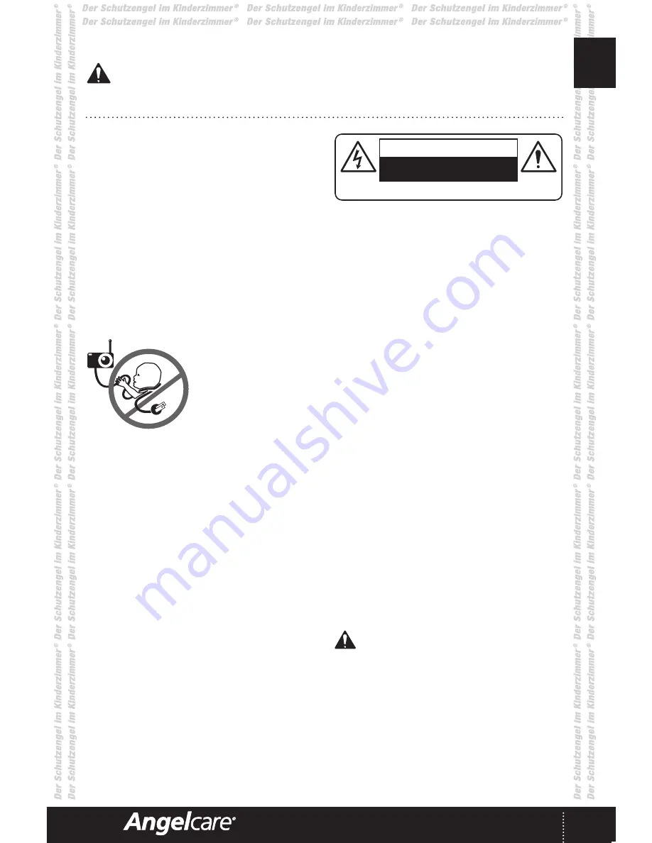 Angelcare AC423-D Instruction Manual Download Page 3