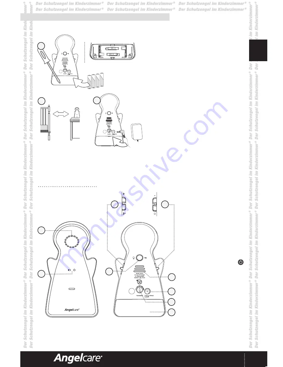 Angelcare AC423-D Скачать руководство пользователя страница 31