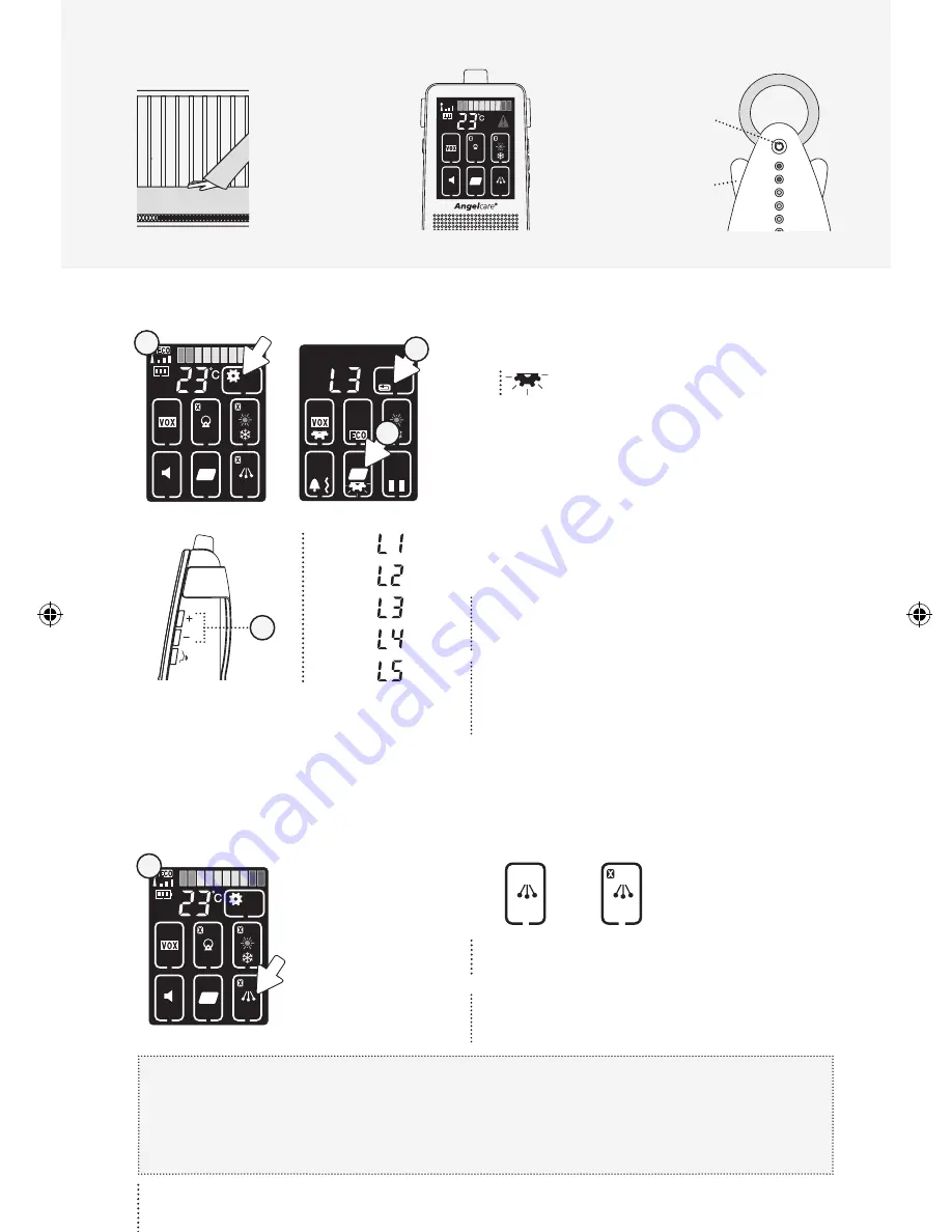 Angelcare AC701 Owner'S Manual Download Page 72