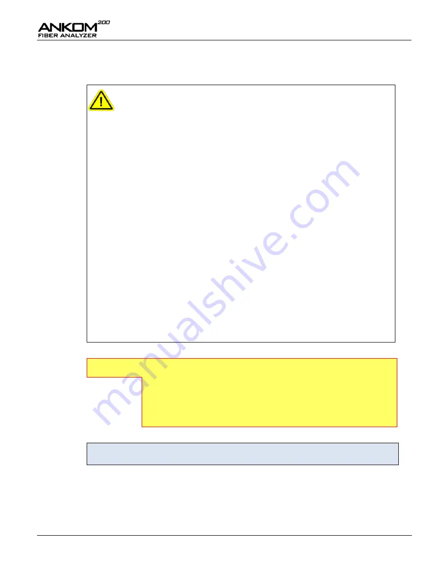 Ankom ANKOM200 FIBER ANALYZER Скачать руководство пользователя страница 9