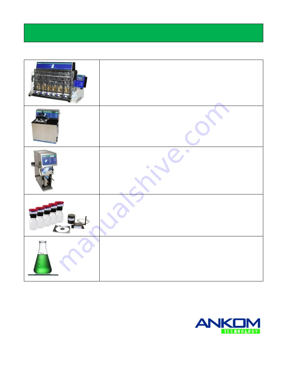 Ankom ANKOM200 FIBER ANALYZER Скачать руководство пользователя страница 38