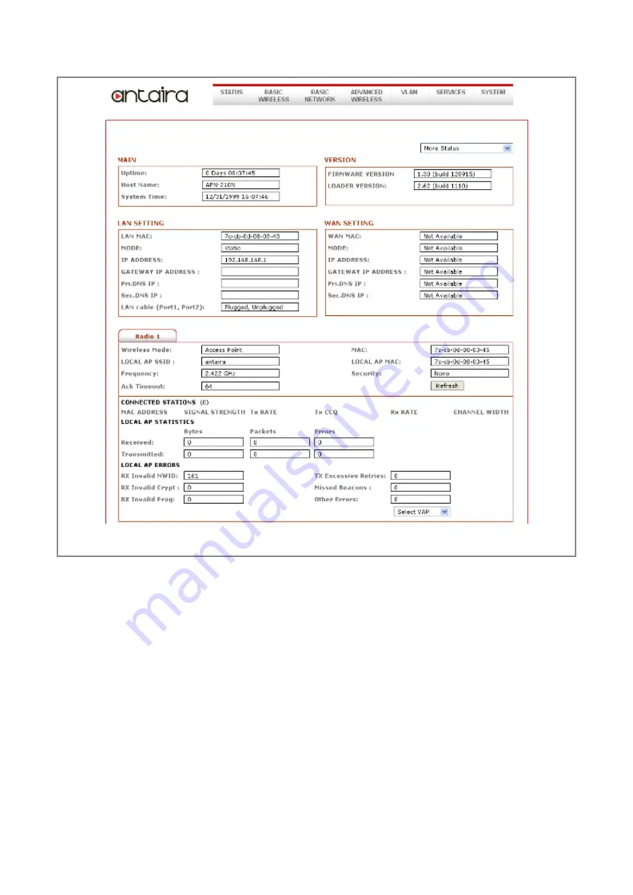 ANTAIRA APN-210N User Manual Download Page 28