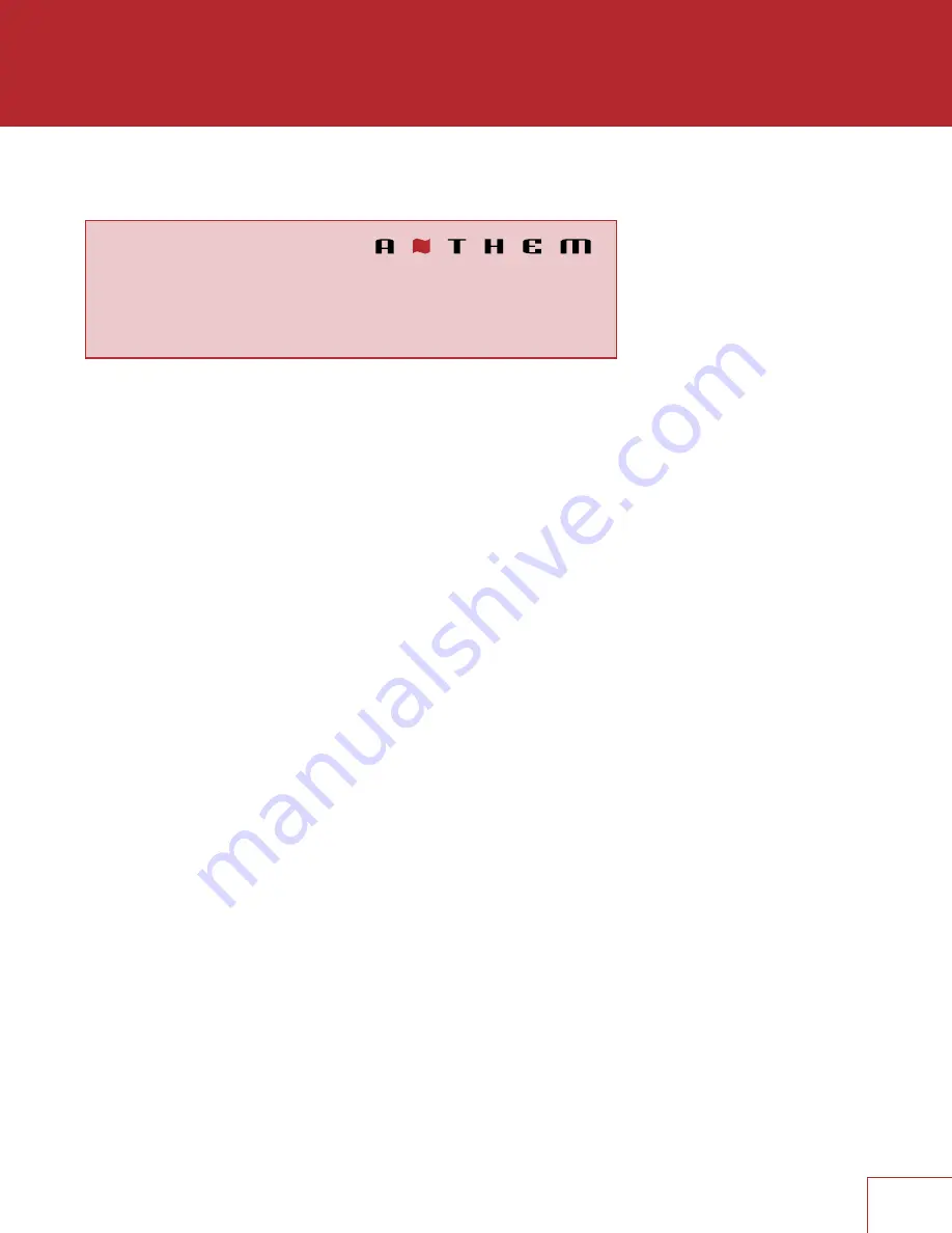 Anthem MRX520 Operating Manual Download Page 33