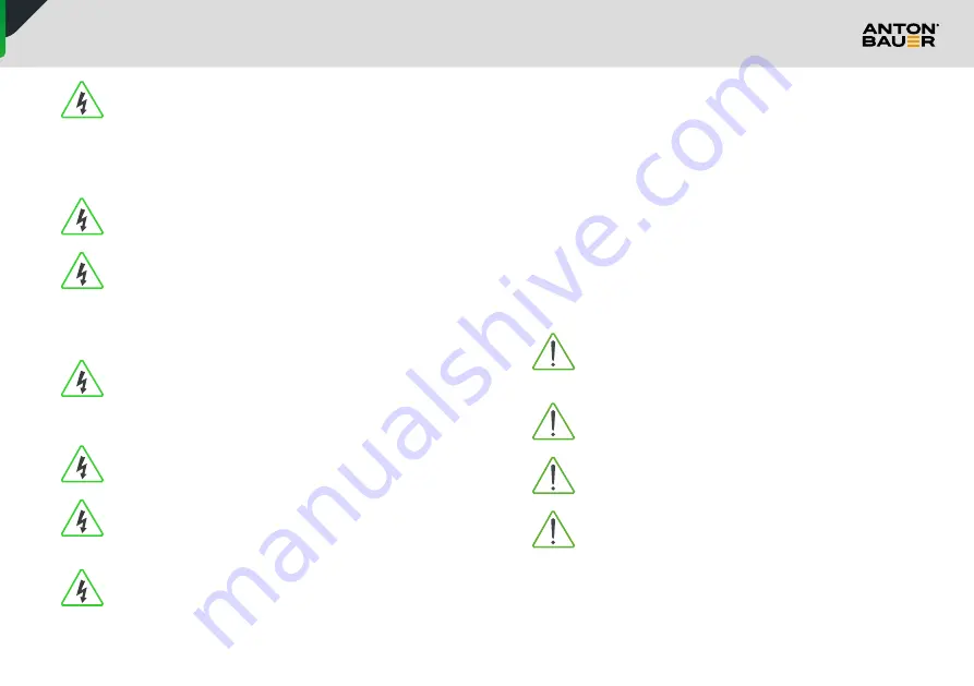 Anton/Bauer 8675-0115 User Manual Download Page 5