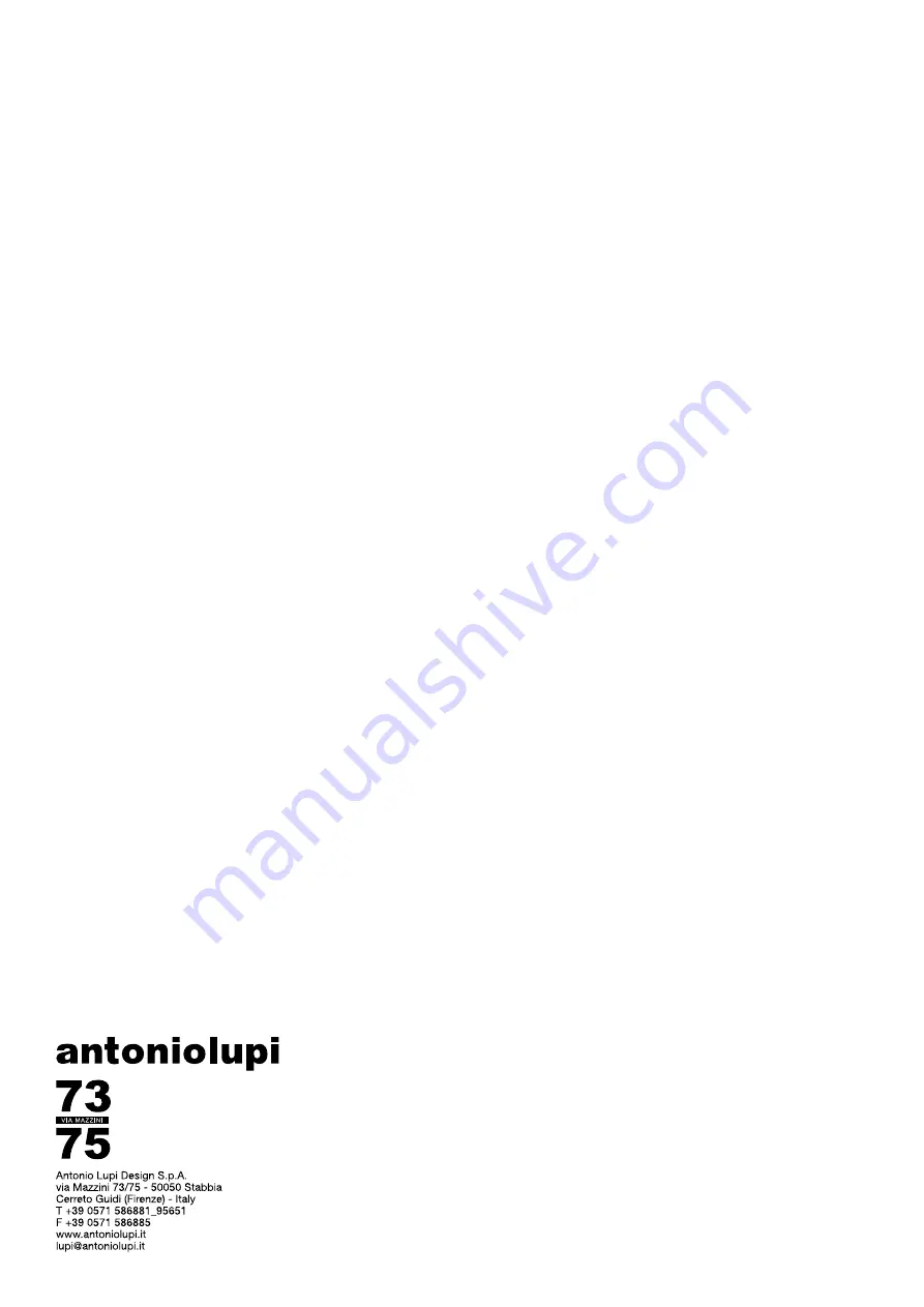 antoniolupi USB Series Installation Manual Download Page 8