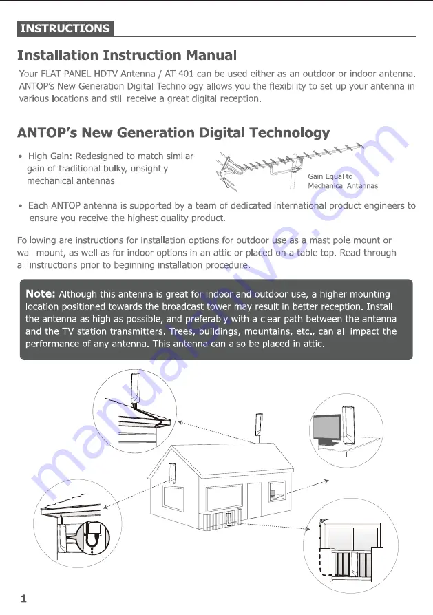 Antop AT-401 Скачать руководство пользователя страница 2