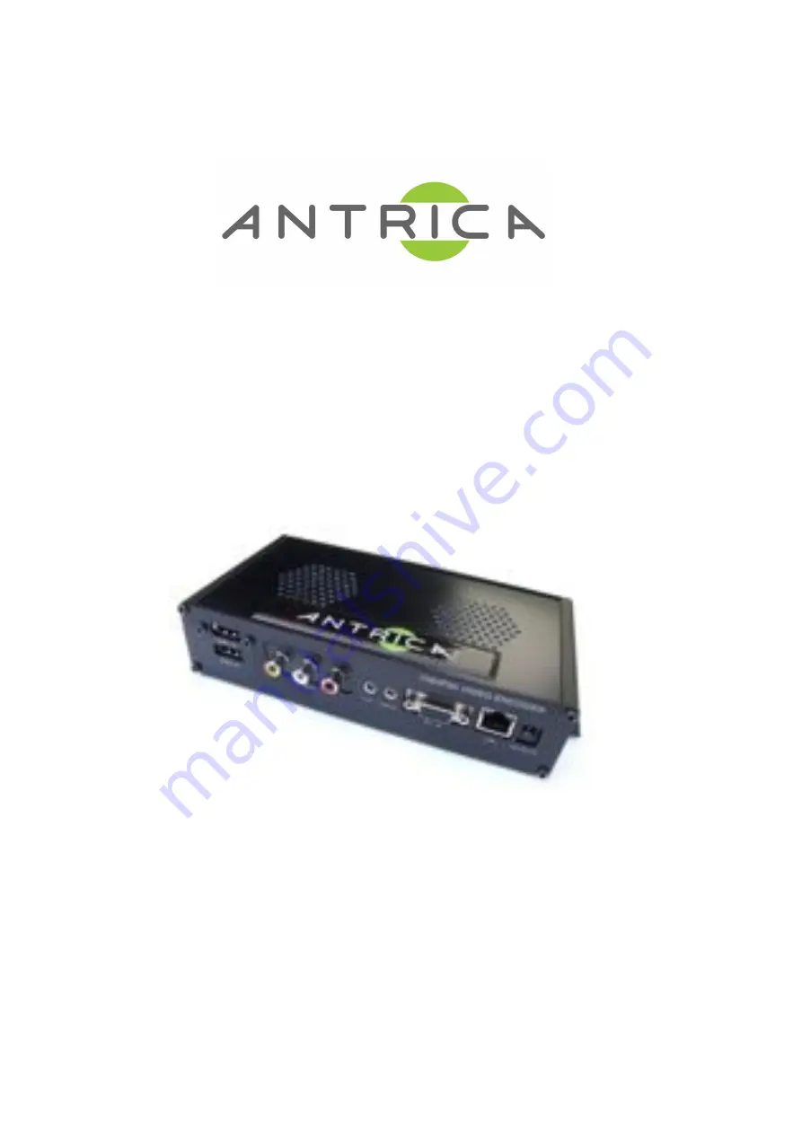 Antrica ANT-4000E User Manual Download Page 1