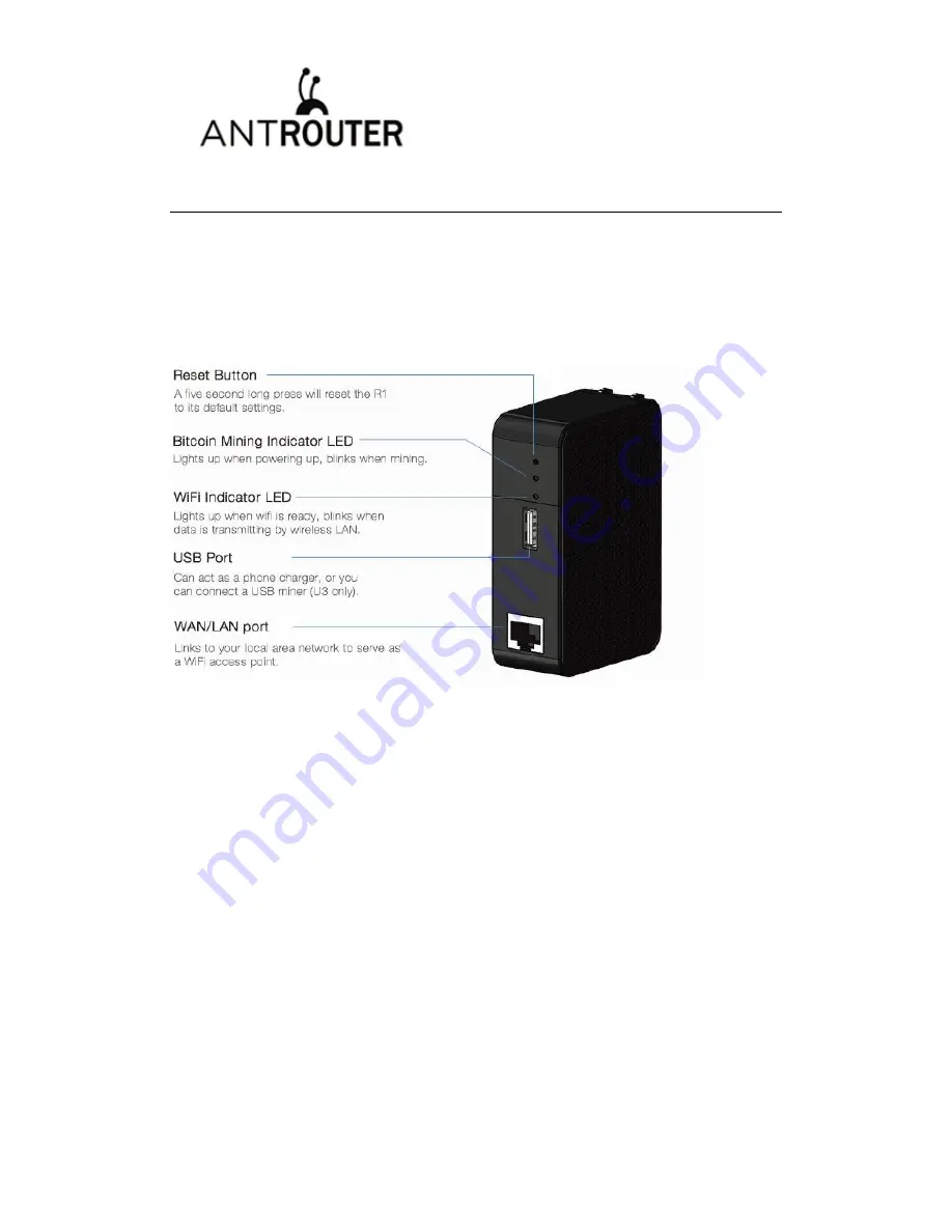 AntRouter R1 User Manual Download Page 4