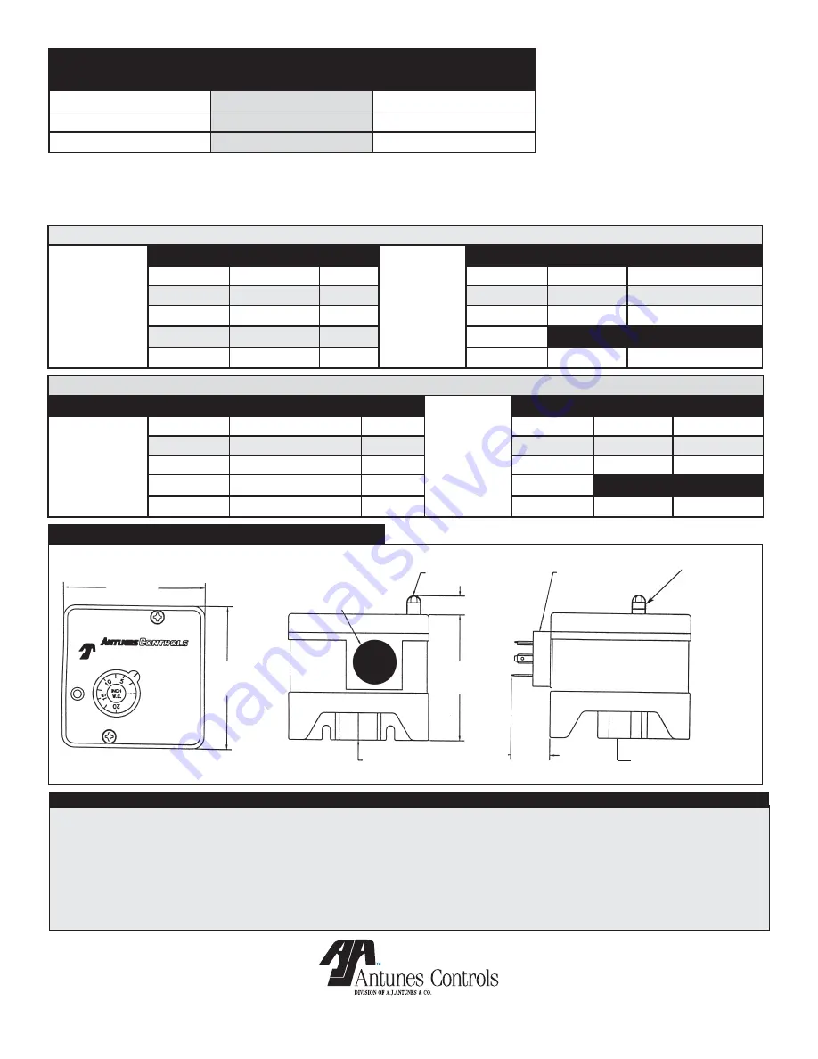 Antunes Controls G Series Installation Information Download Page 4