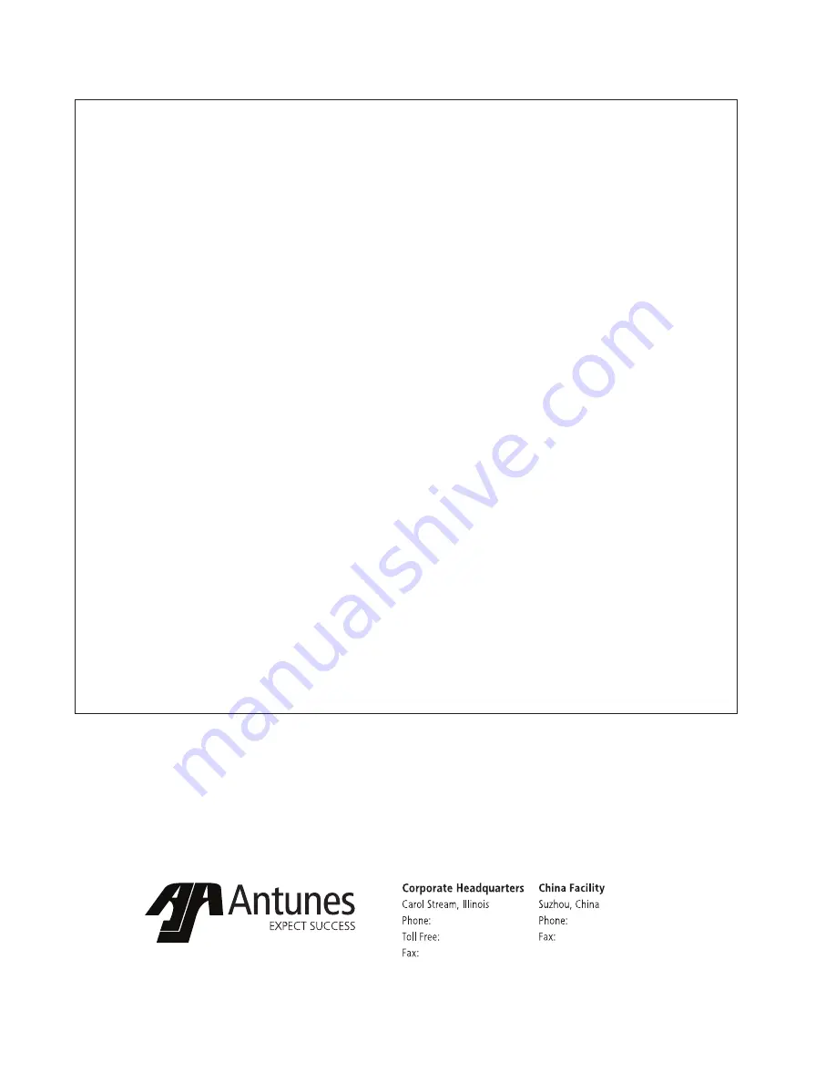 Antunes 9100618 Owner'S Manual Download Page 28