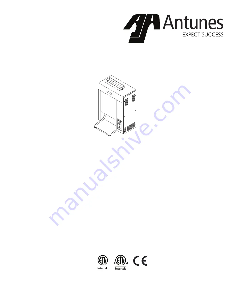 Antunes 9200560 Owner'S Manual Download Page 1