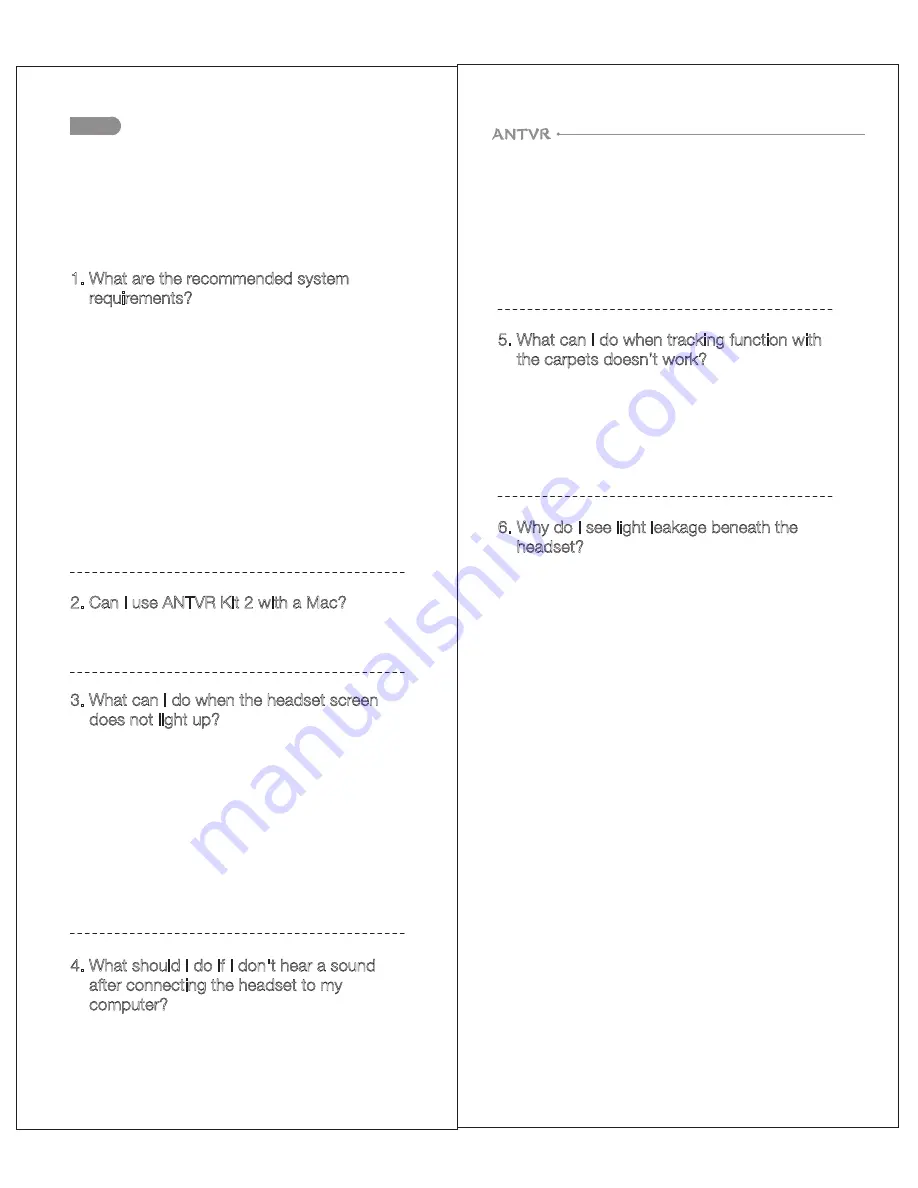 ANTVR ANTVR Kit 2 User Manual Download Page 9