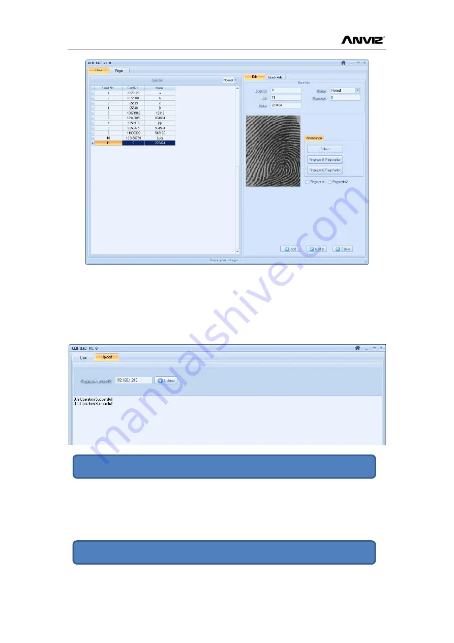 Anviz DAC844 User Manual Download Page 45