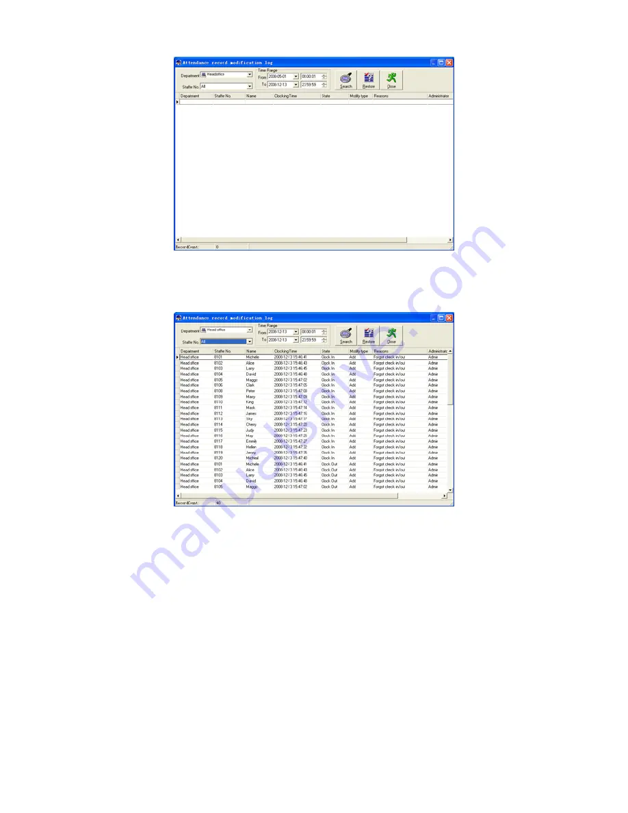 Anviz OA200 User Manual Download Page 60