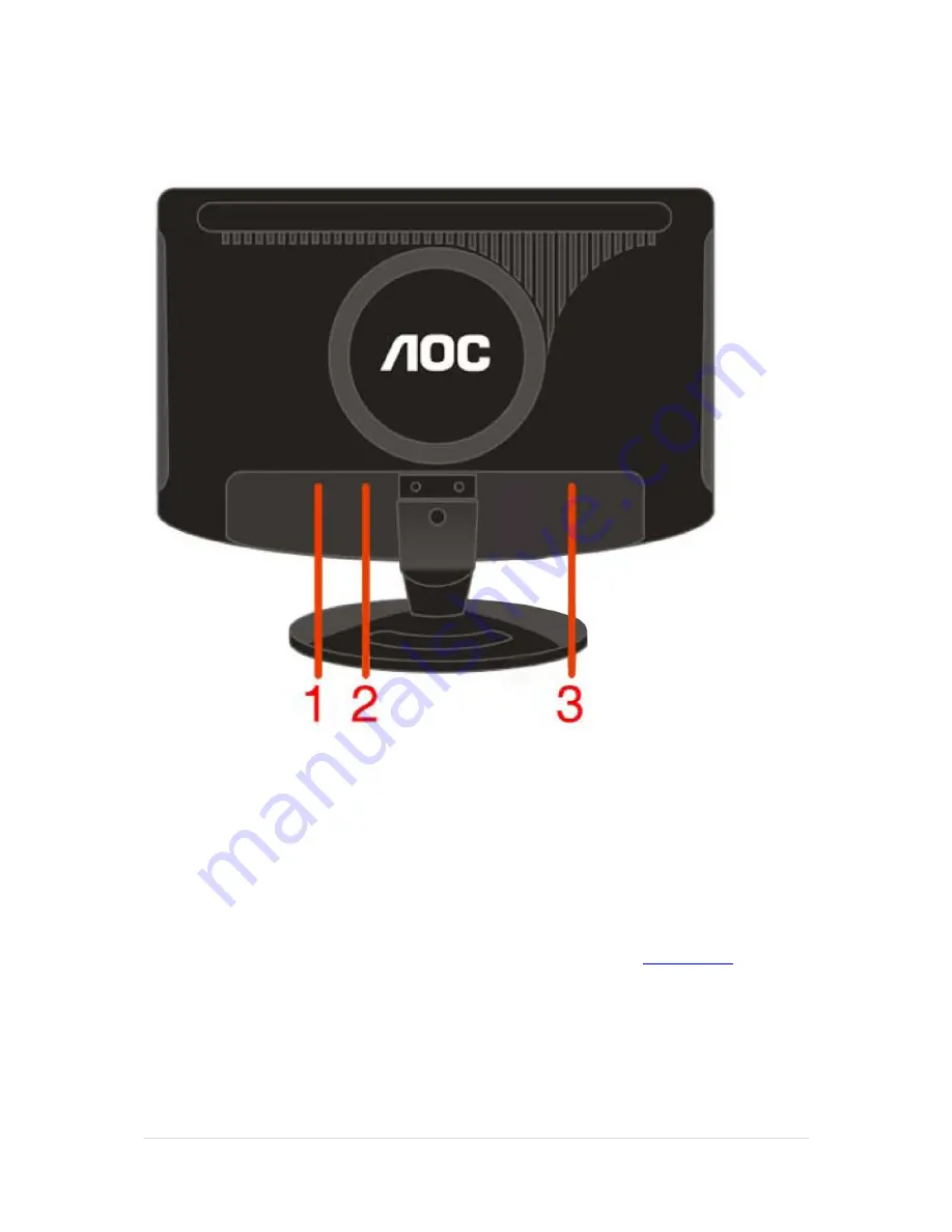 AOC 931Fwa User Manual Download Page 5