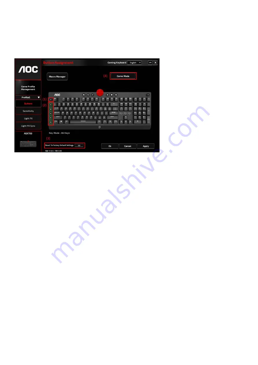 AOC AGK700 User Manual Download Page 7