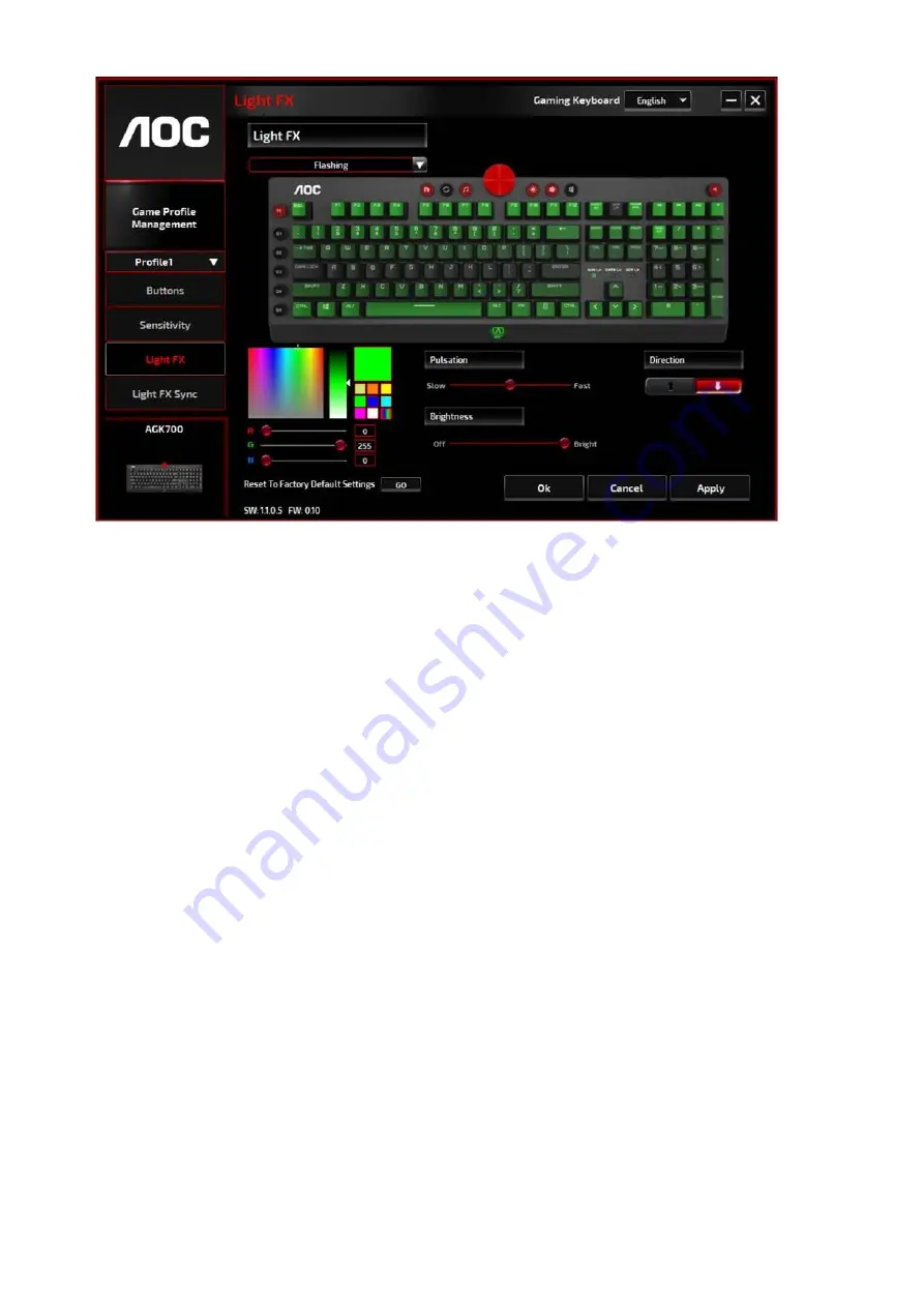 AOC AGK700 User Manual Download Page 12