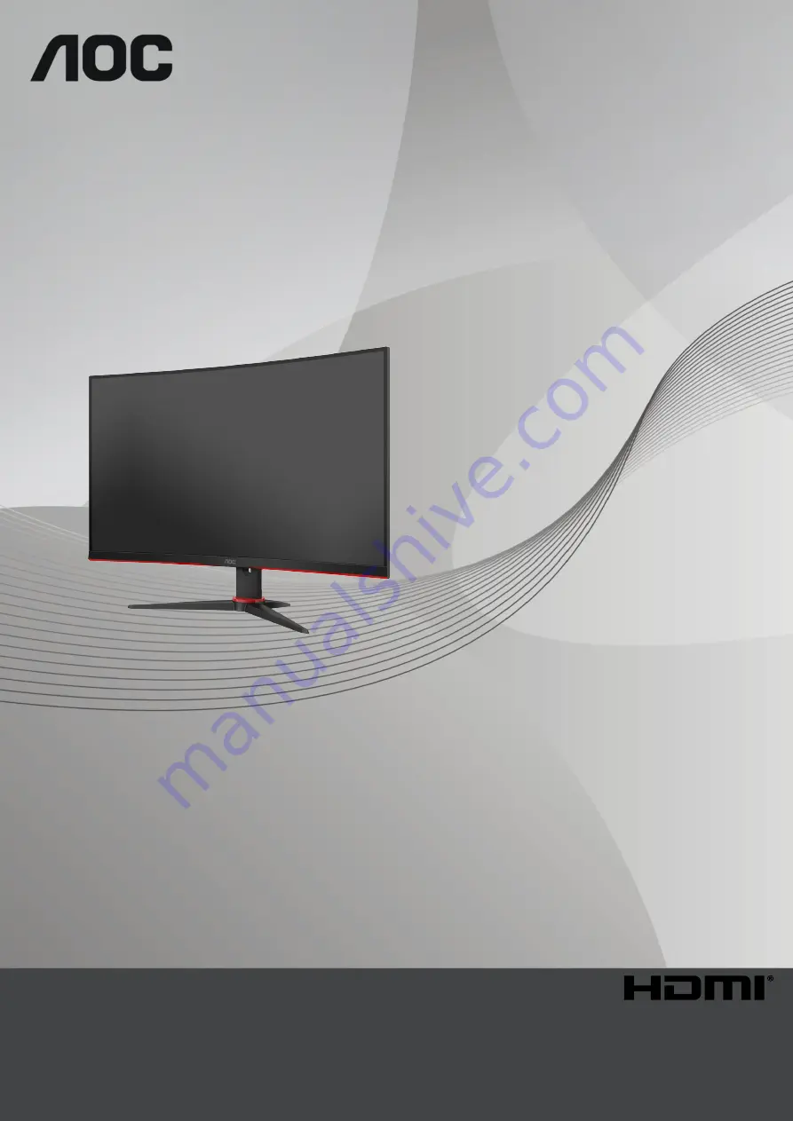 AOC C27G2ZE User Manual Download Page 1