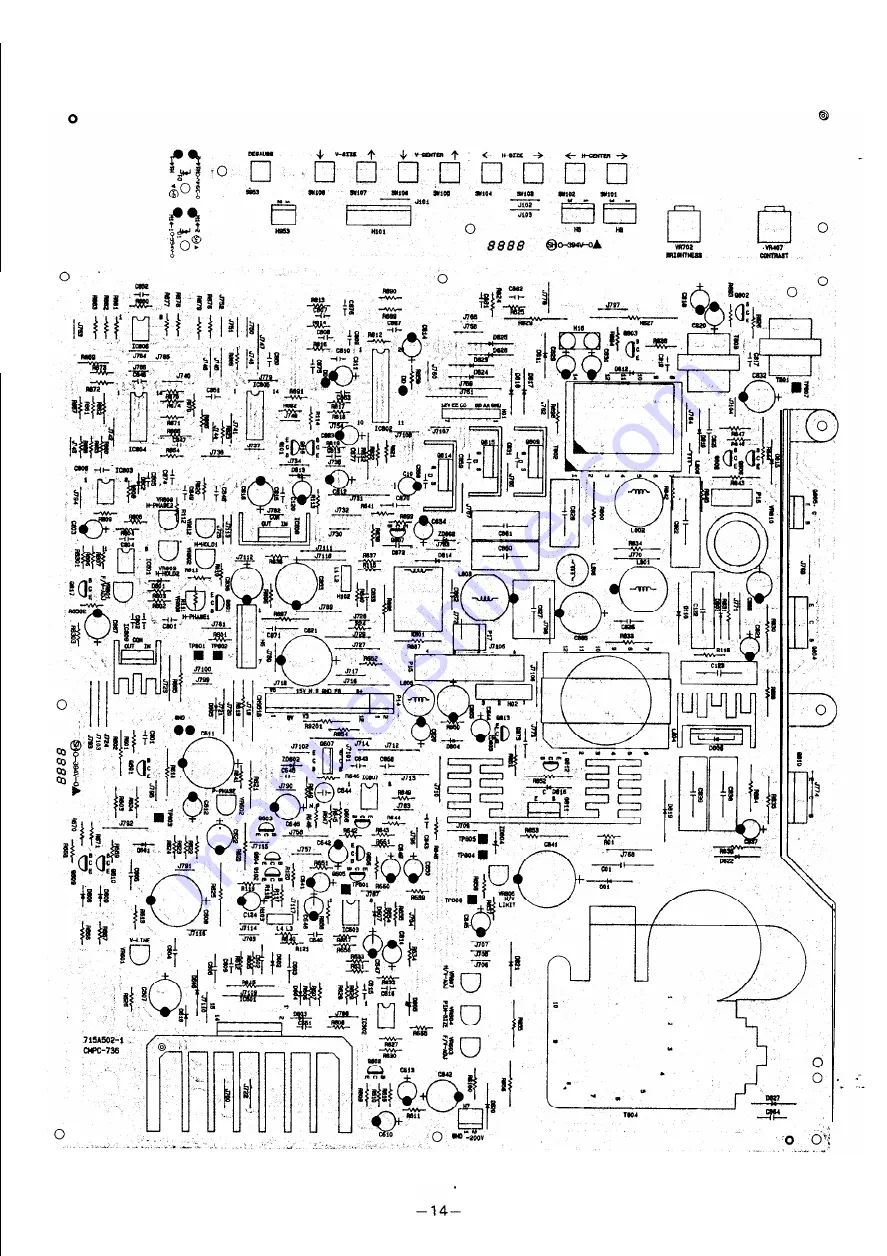 AOC CM-736 Service Manual Download Page 15