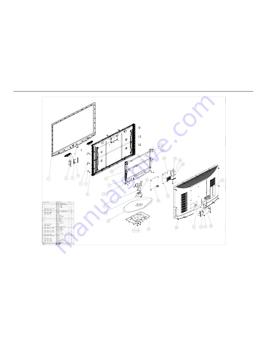 AOC D32W831 Service Manual Download Page 74