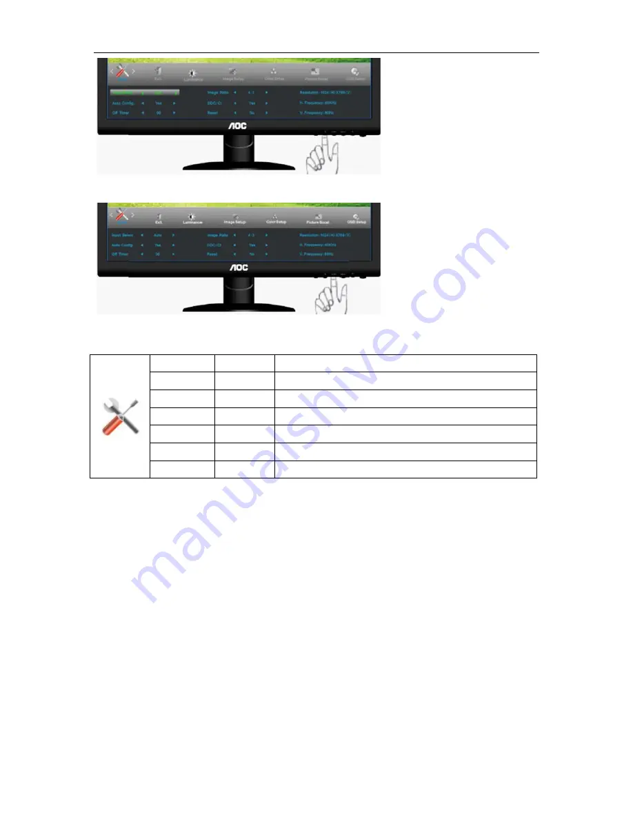 AOC e2252Swdn Manual Download Page 32