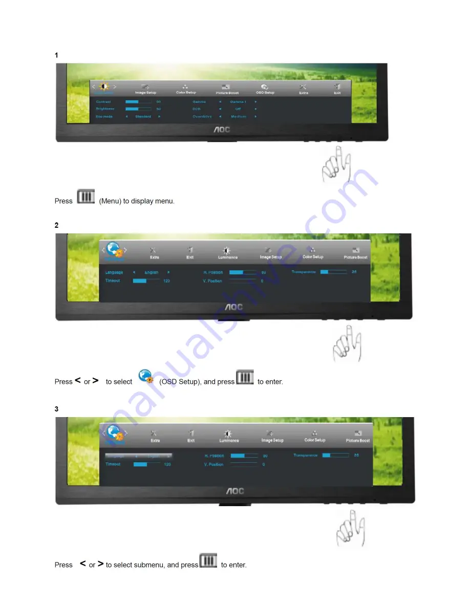 AOC E2260PWHU Service Manual Download Page 17