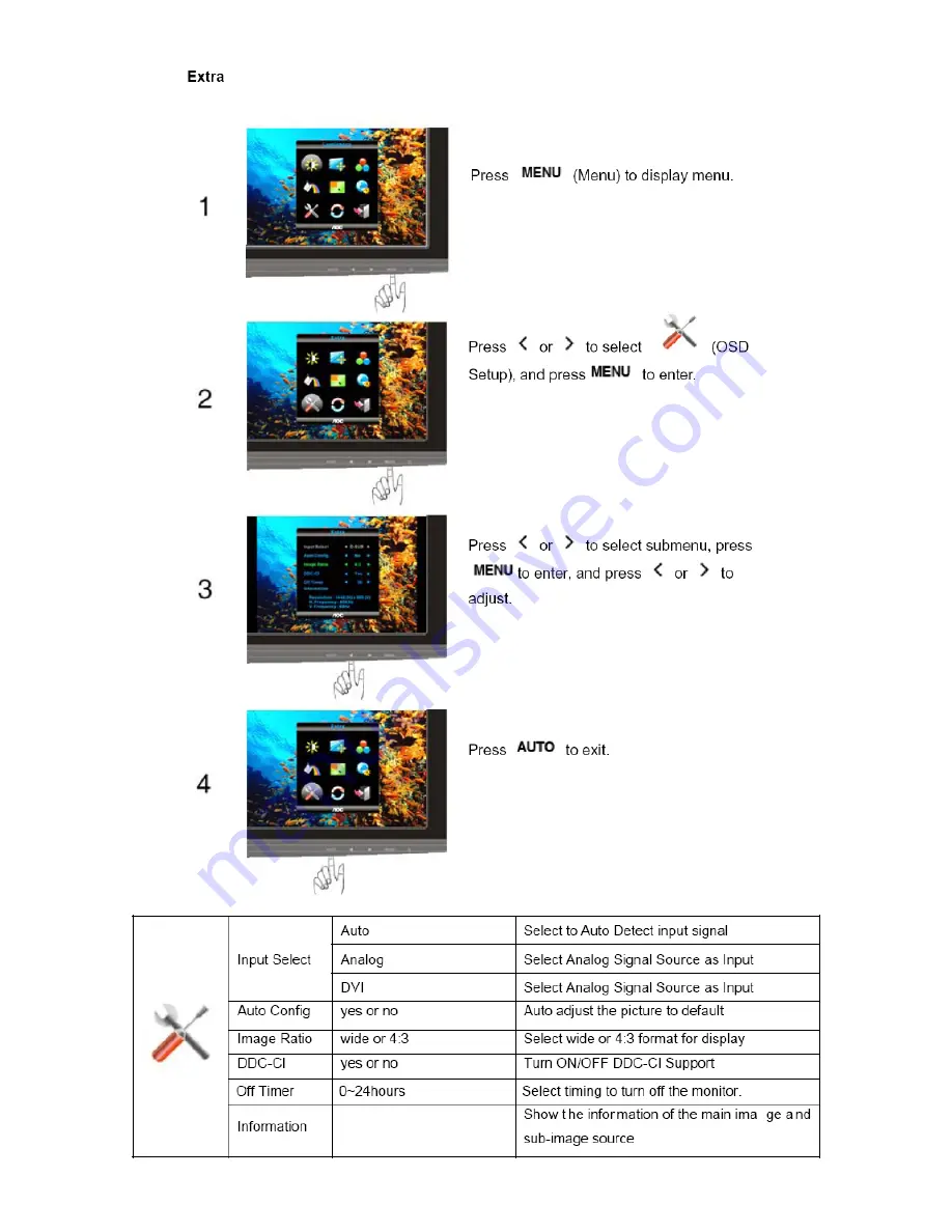 AOC e941Swa Service Manual Download Page 15