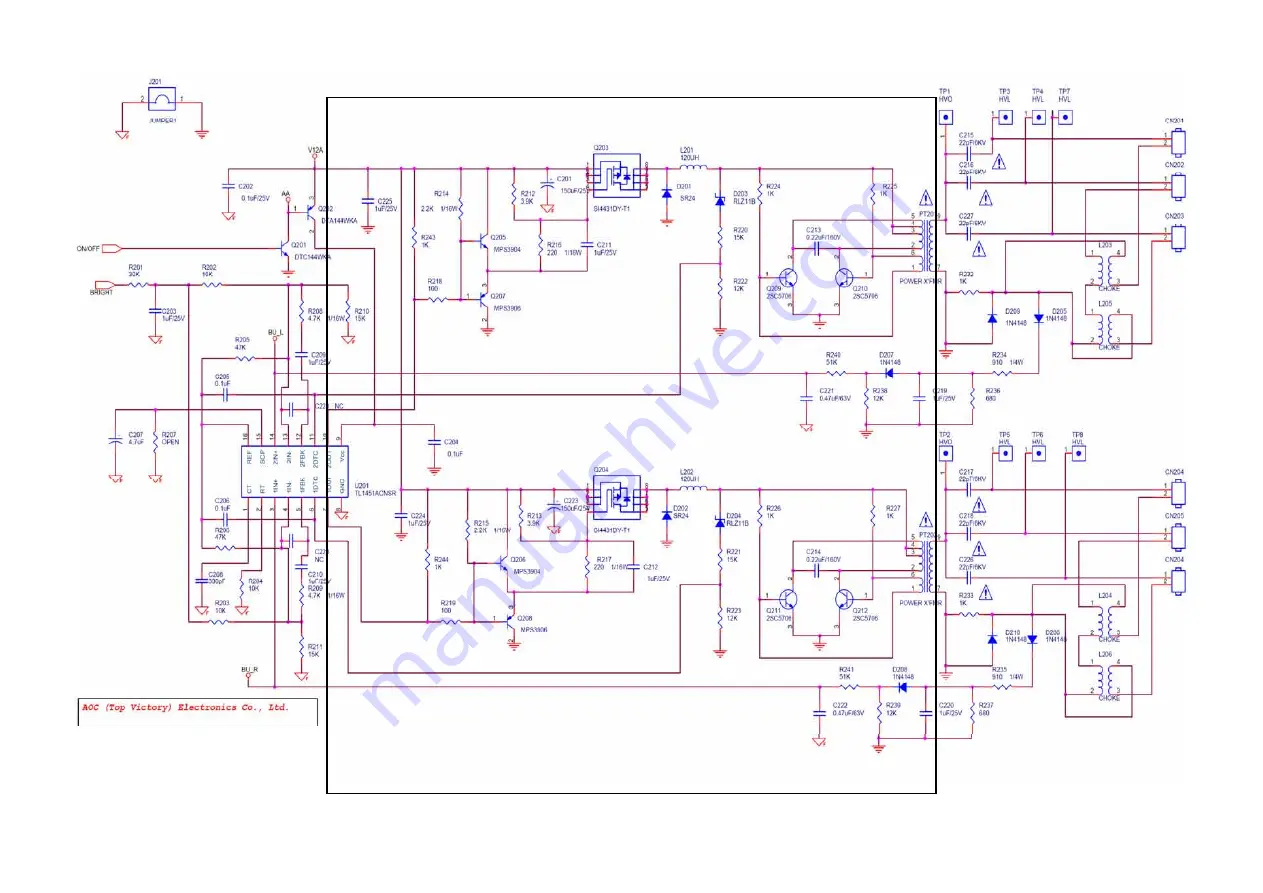 AOC EN9600 Service Manual Download Page 25