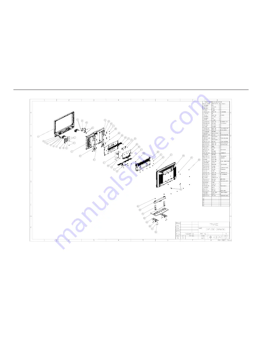 AOC ENVISION L26W661 Service Manual Download Page 53