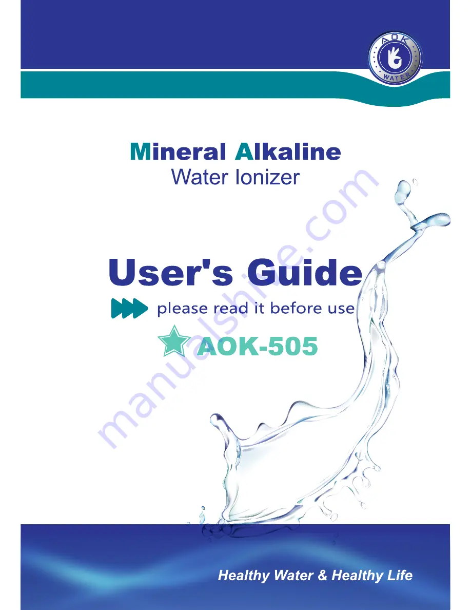 A'OK AOK-505 User Manual Download Page 1