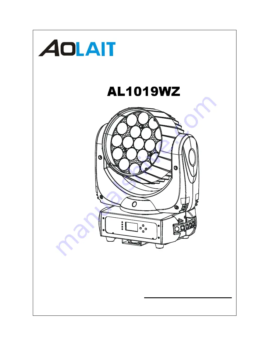 Aolait AL1019WZ User Manual Download Page 1