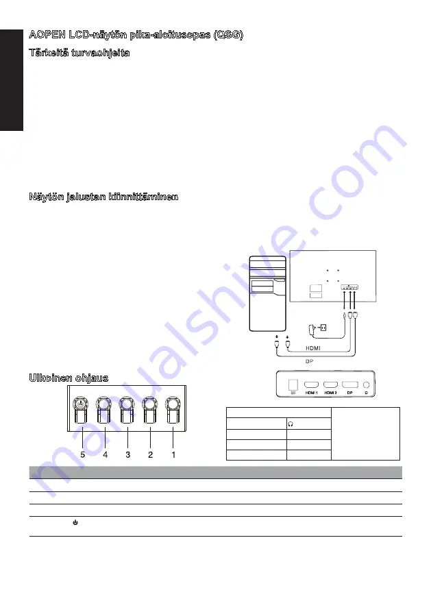 AOpen 27HC5UR Скачать руководство пользователя страница 59