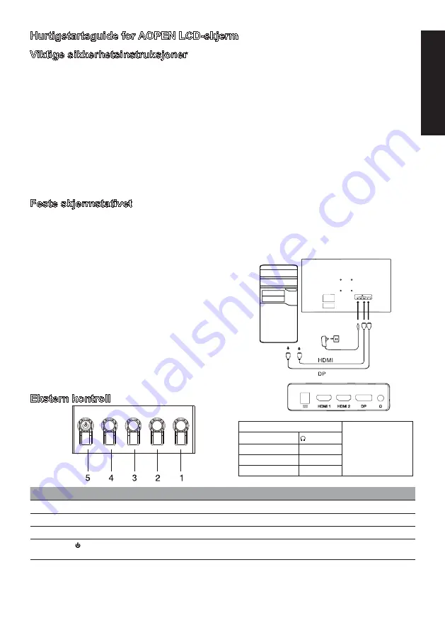 AOpen 27HC5UR Скачать руководство пользователя страница 62