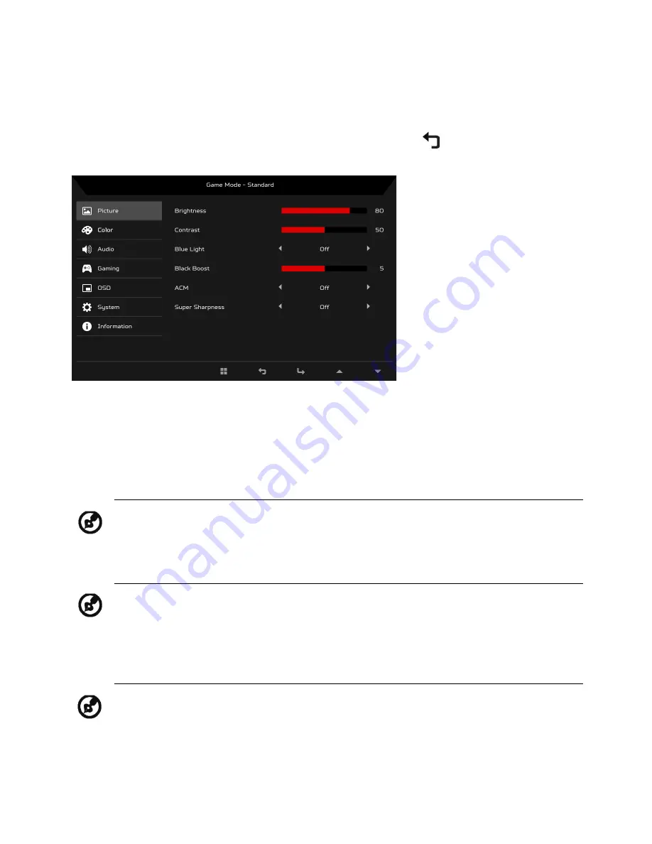 AOpen 27MX1U User Manual Download Page 23