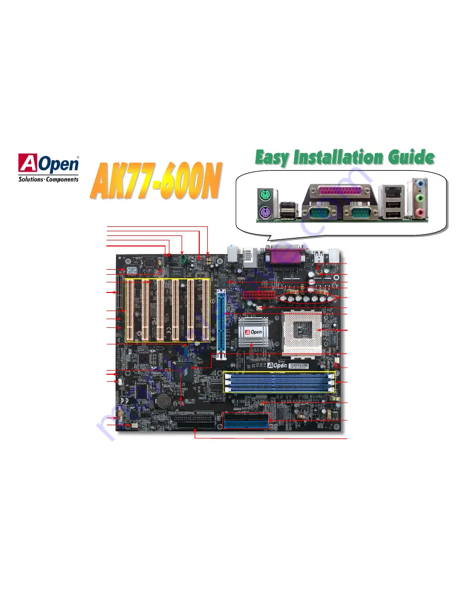 AOpen AK77-600N Скачать руководство пользователя страница 1